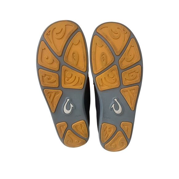 OluKai Men’s Nohea Mesh Slip-On Size 13 Comfort Shoe Dark Shadow Beach Coastal main image 4